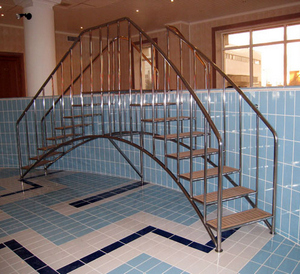 Особенности производства лестниц для бассейнов